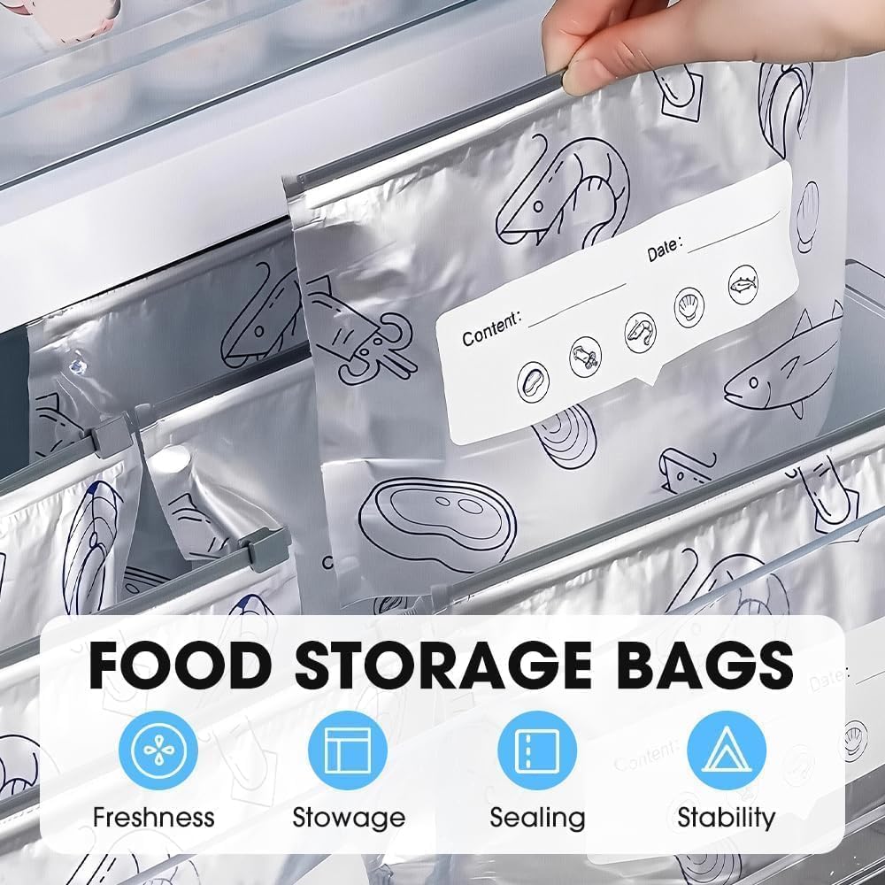 ALUMINUM FOOD STORAGE BAG 10PCS SET (16*20 CM)
