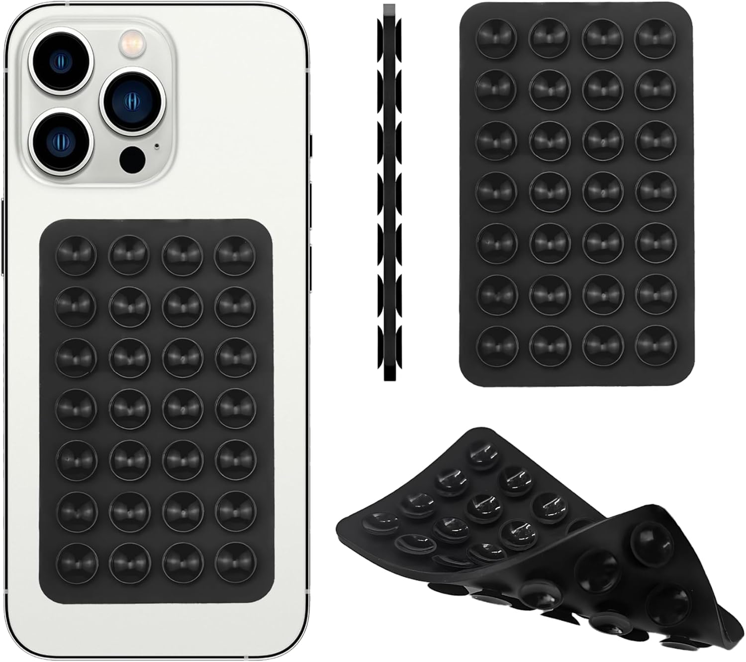 Double-Sided, 2 Pack Suction Cup Phone Case Mount (pack of 2)
