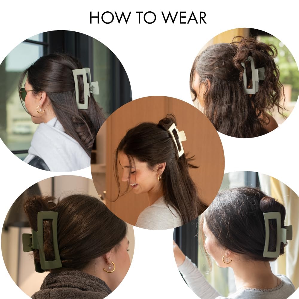 HAIR CLAW CLIPS( pack of 2)