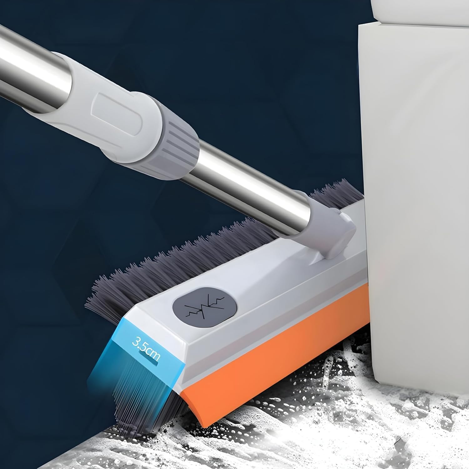 White 3 in 1 Tiles Cleaning Brush