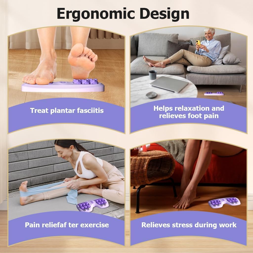 Portable Double Foot Massage Roller