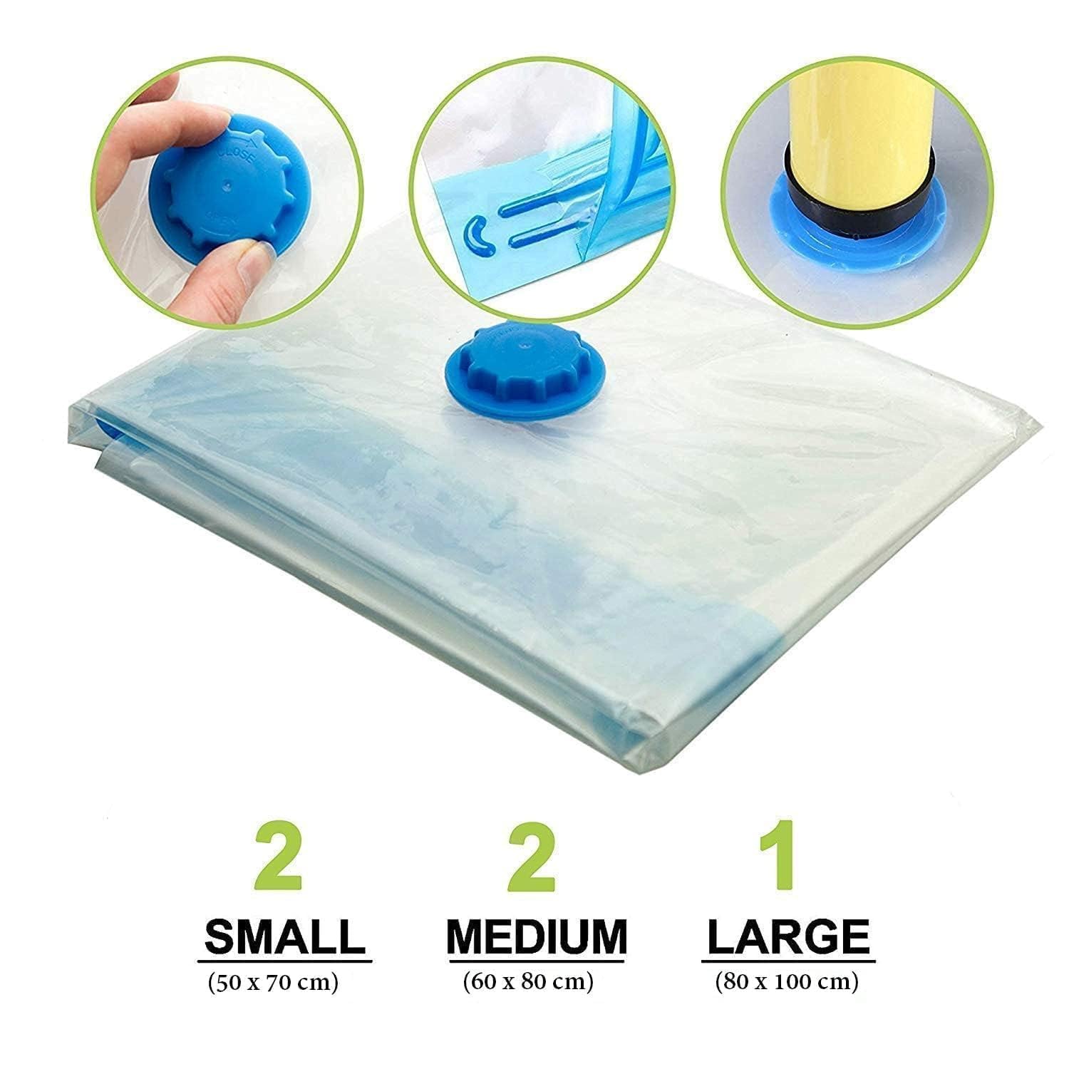Vacuum Bags Set Of 11 Bags 1 Pump