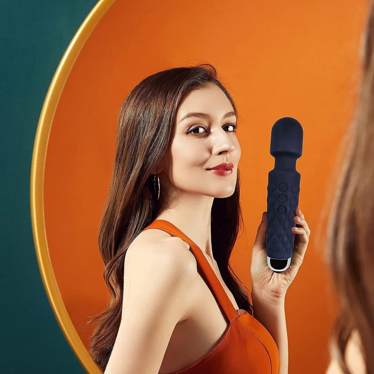 Personal Body Massager, Cordless Full Body Massager Machine, 8 Speeds