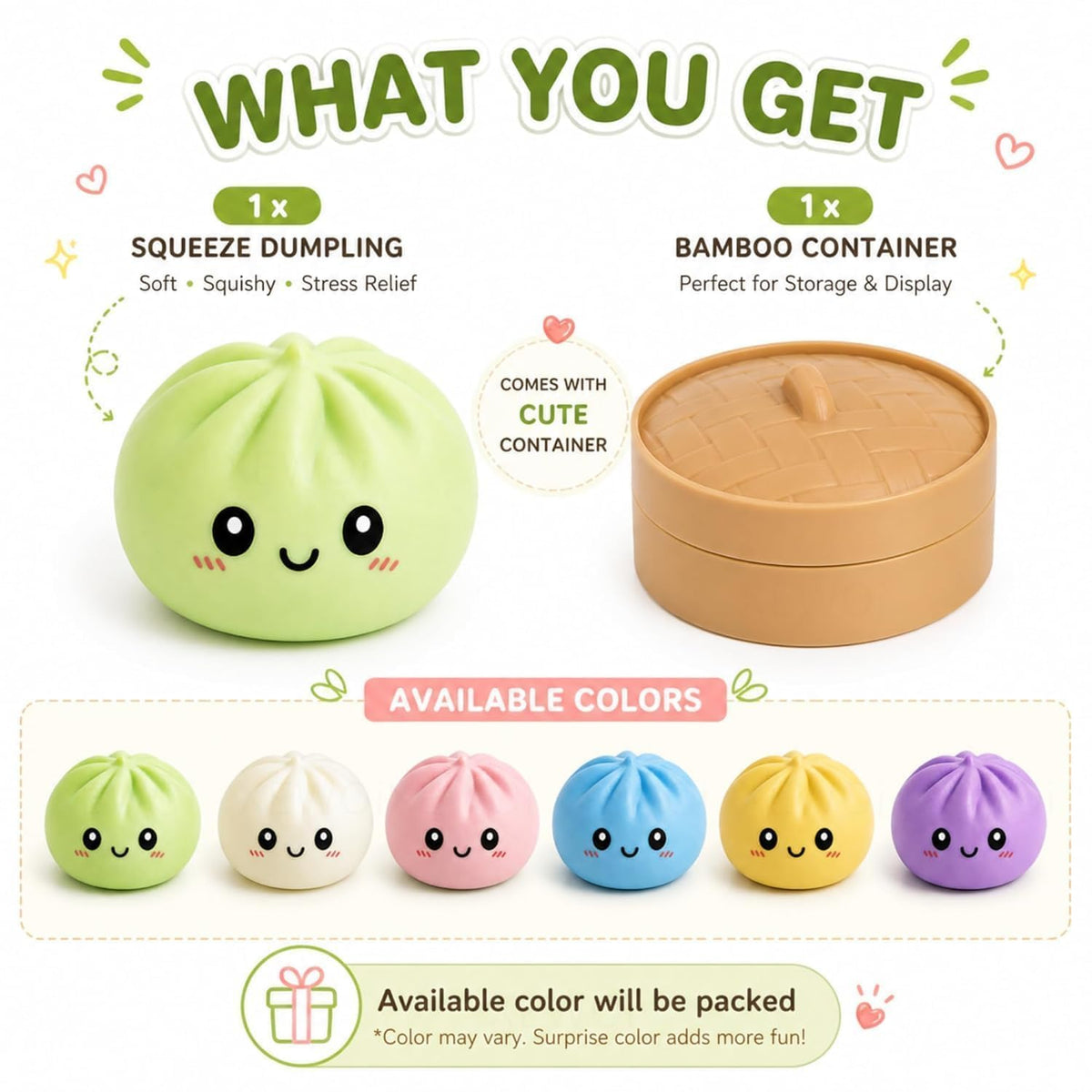 Mystery Dumpling Ball |Dumpling Squishy Ball