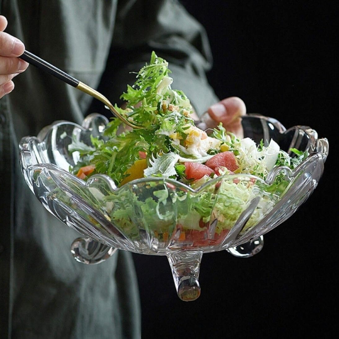 GLASS FRUIT BOWL 20*9 CM