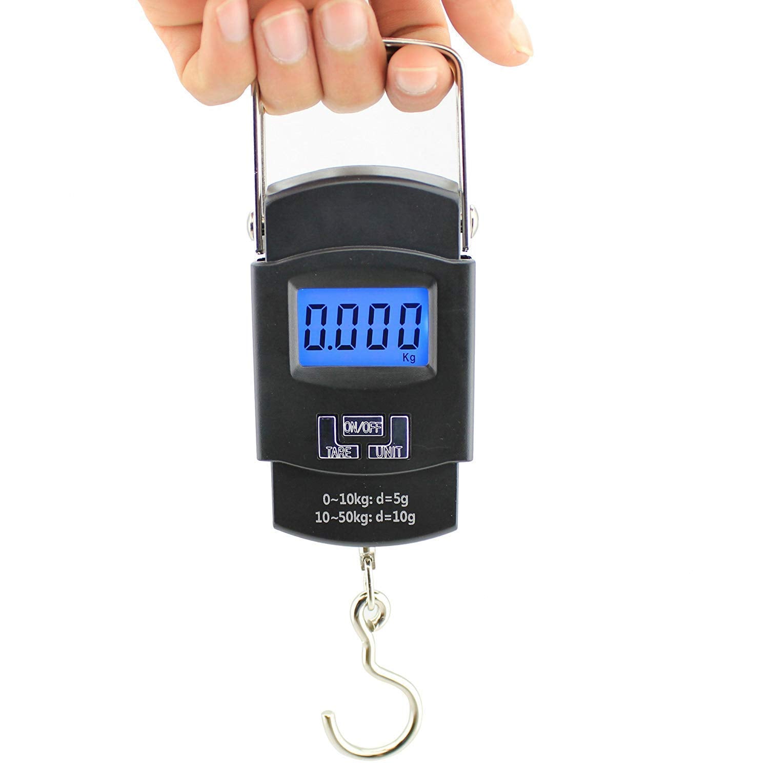 50 Kg Luggage Scale - Portable Electronic Scale - Electronic Luggage Weight Scale 50 kg - Digital Handle Luggage Scale Portable