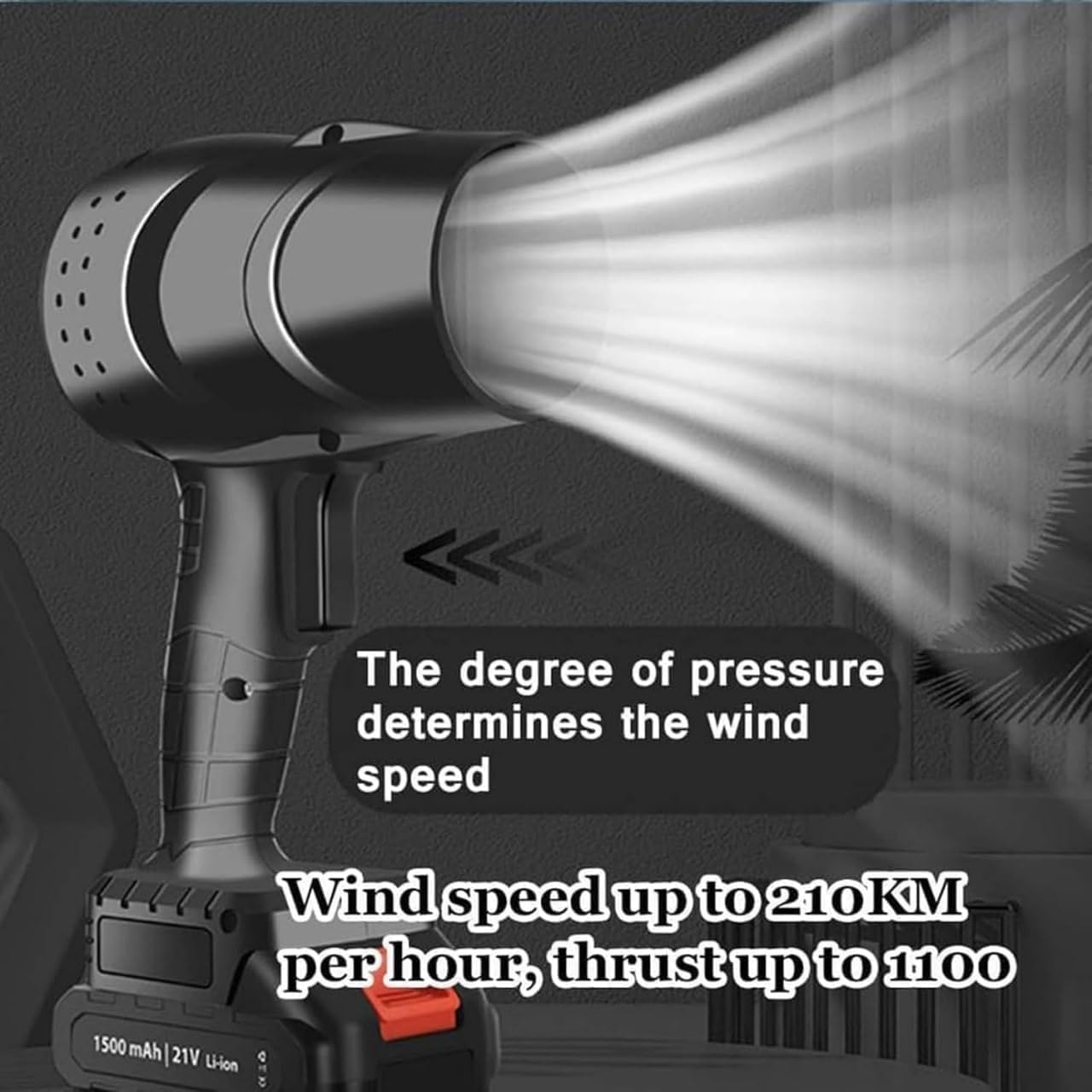 Portable air blower jet Car Dryer double battery