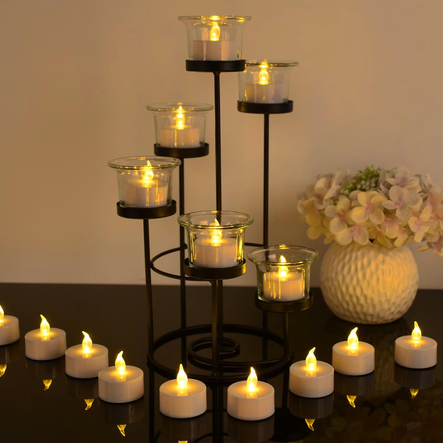 6 Pcs LED Tea Light Candles, Festival Gifting (Pack of 6)