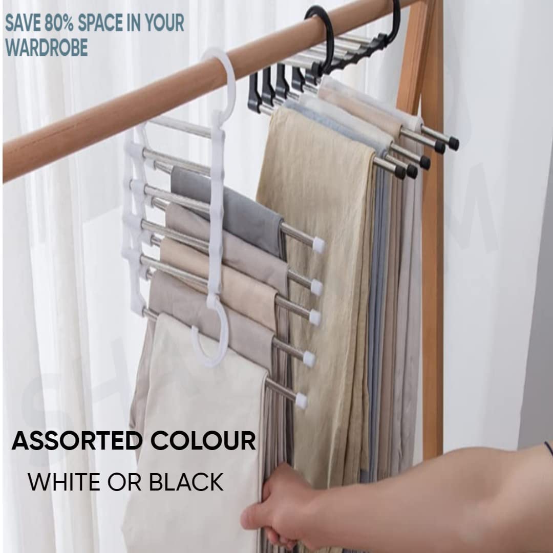 5 in 1 ABS Foldable Hangers (Pack of 2)