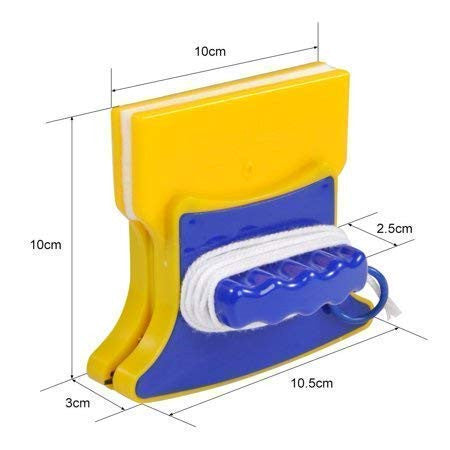 Magnetic Double-Sided Window Glass Cleaner | Two Sided Glass Cleaning Wiper Brush