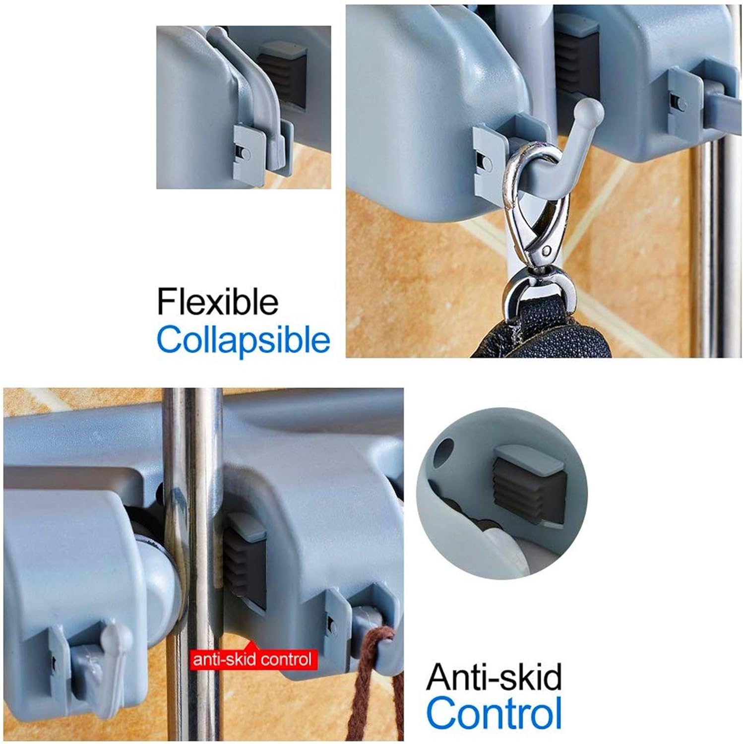 5 Slot Broom Holder