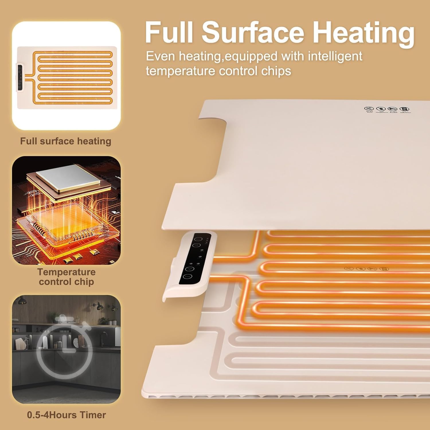 Surface Heating Mat - Electric Heating Tray
