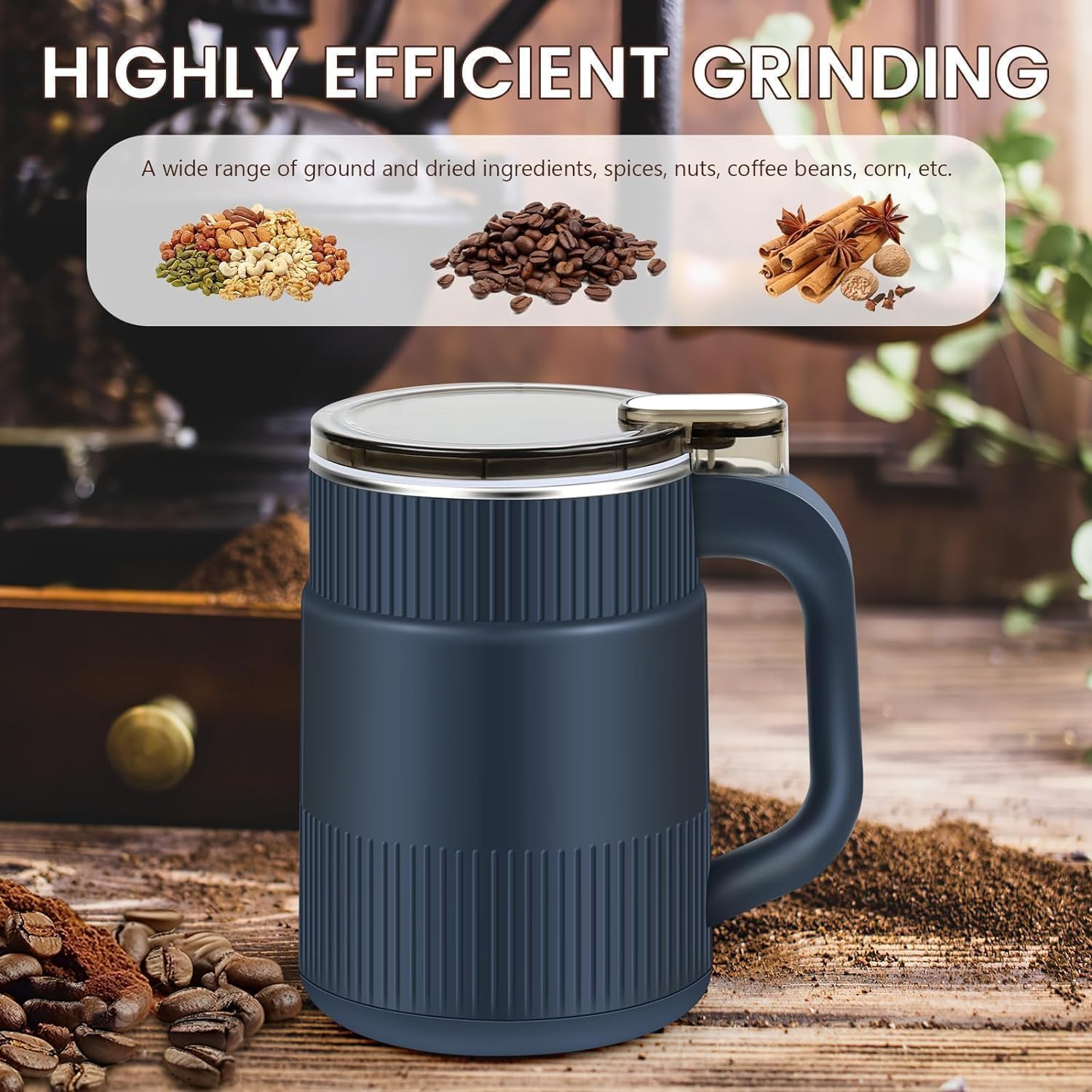 Spice Grinder with Handle