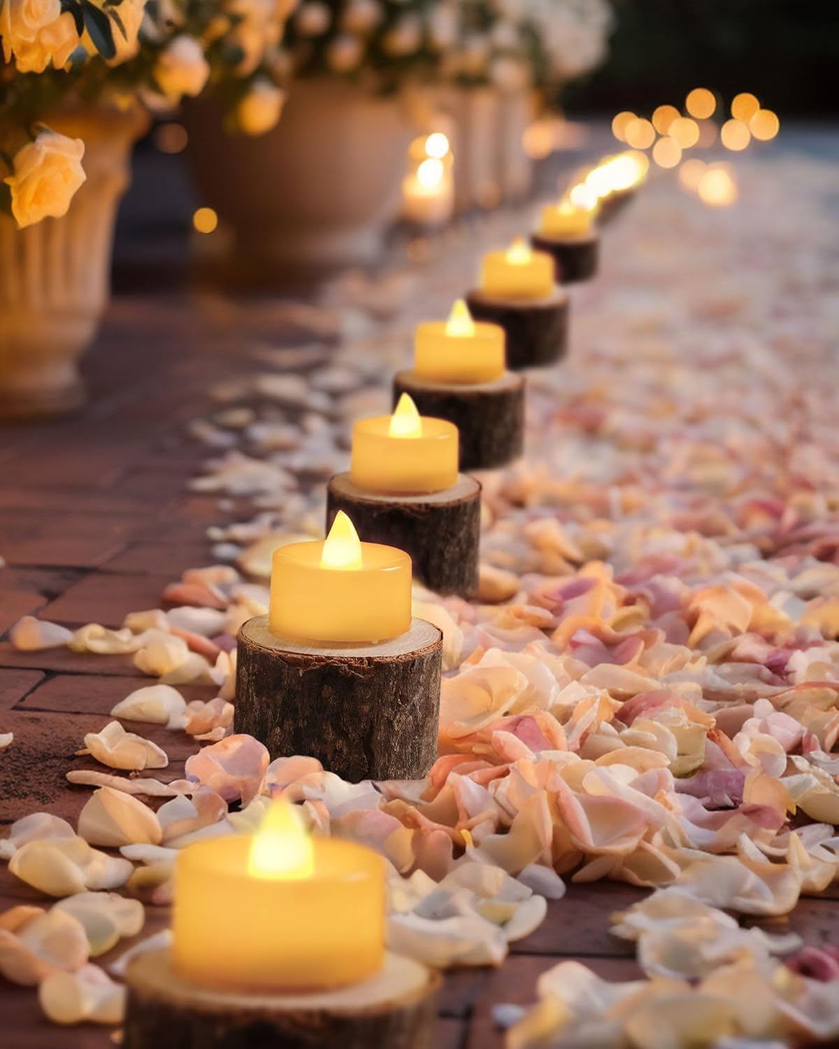 6 Pcs LED Tea Light Candles, Festival Gifting (Pack of 6)