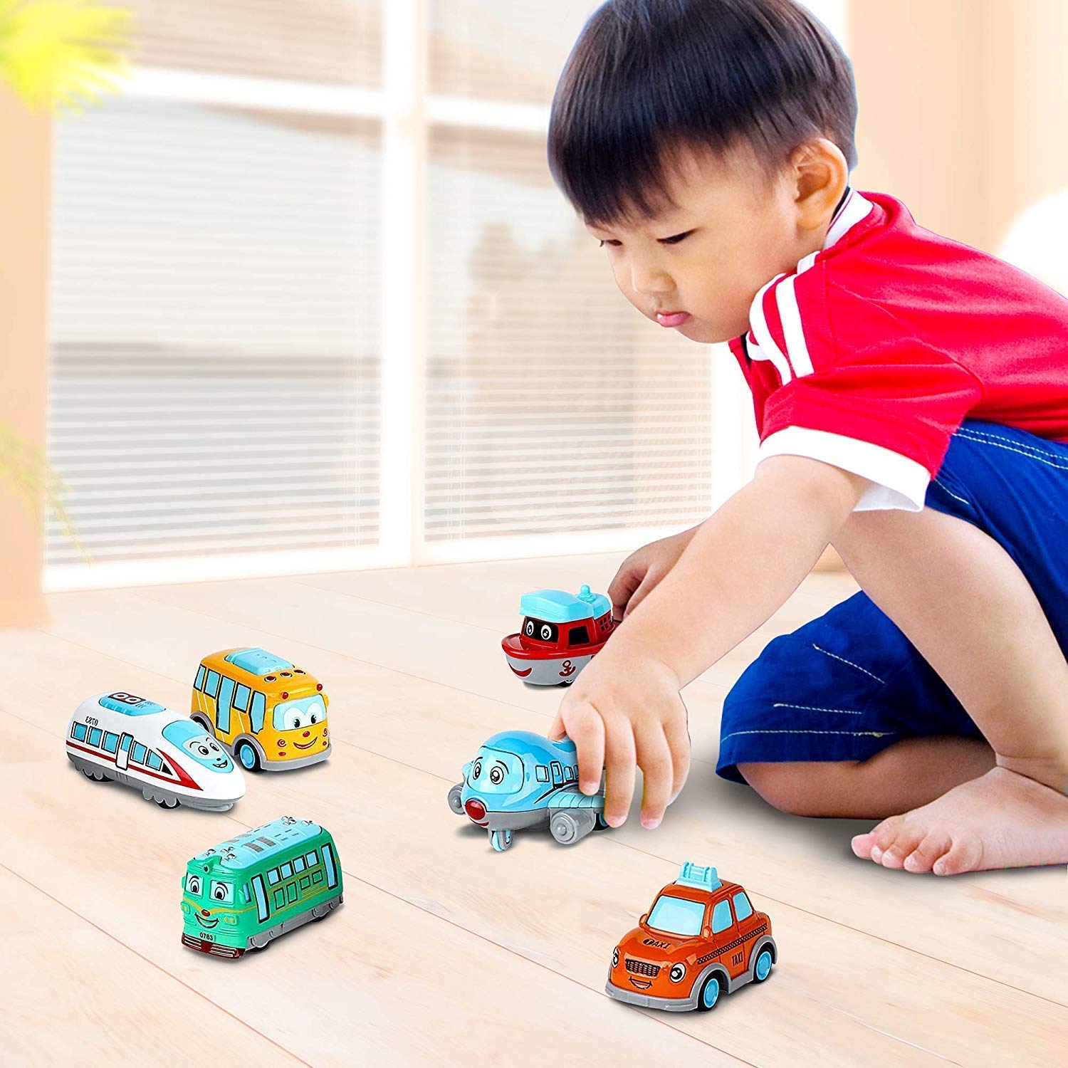 6 PCS METAL CAR TEAM