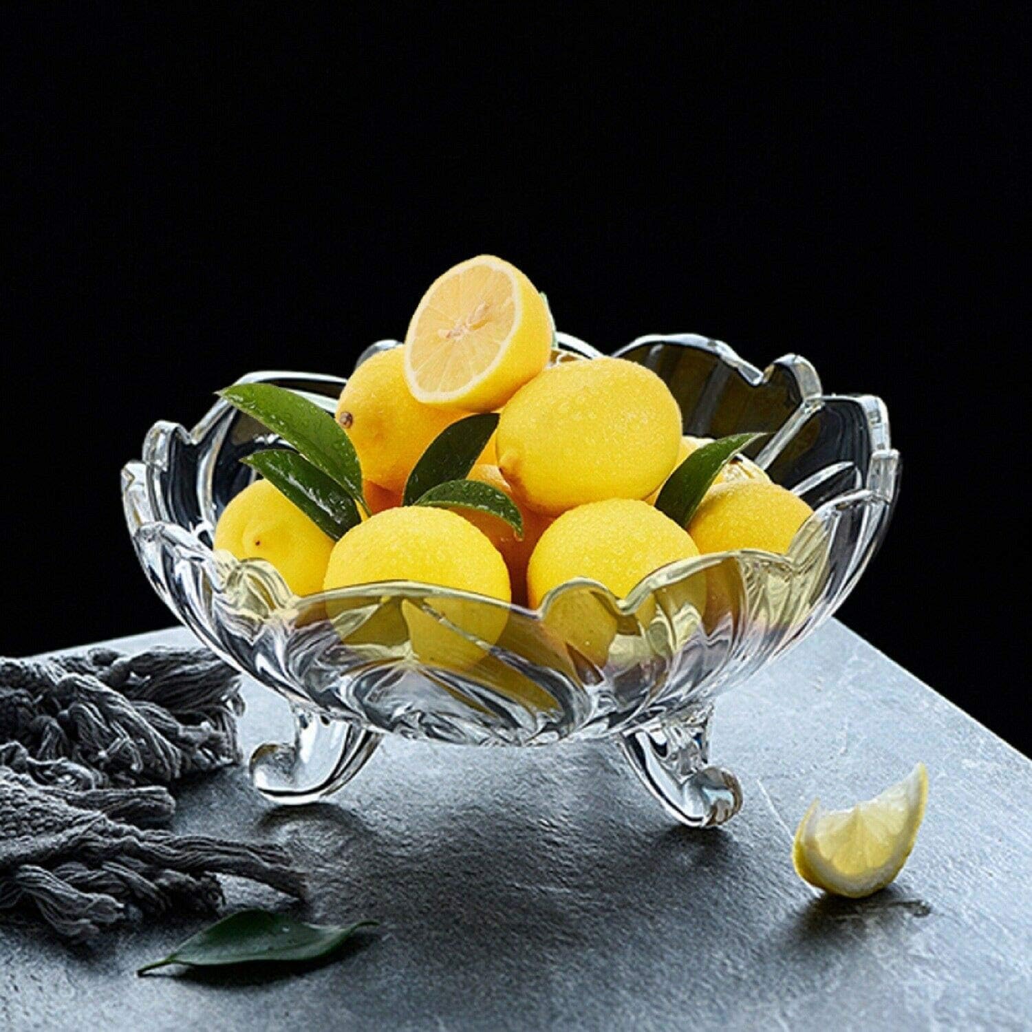 GLASS FRUIT BOWL 20*9 CM