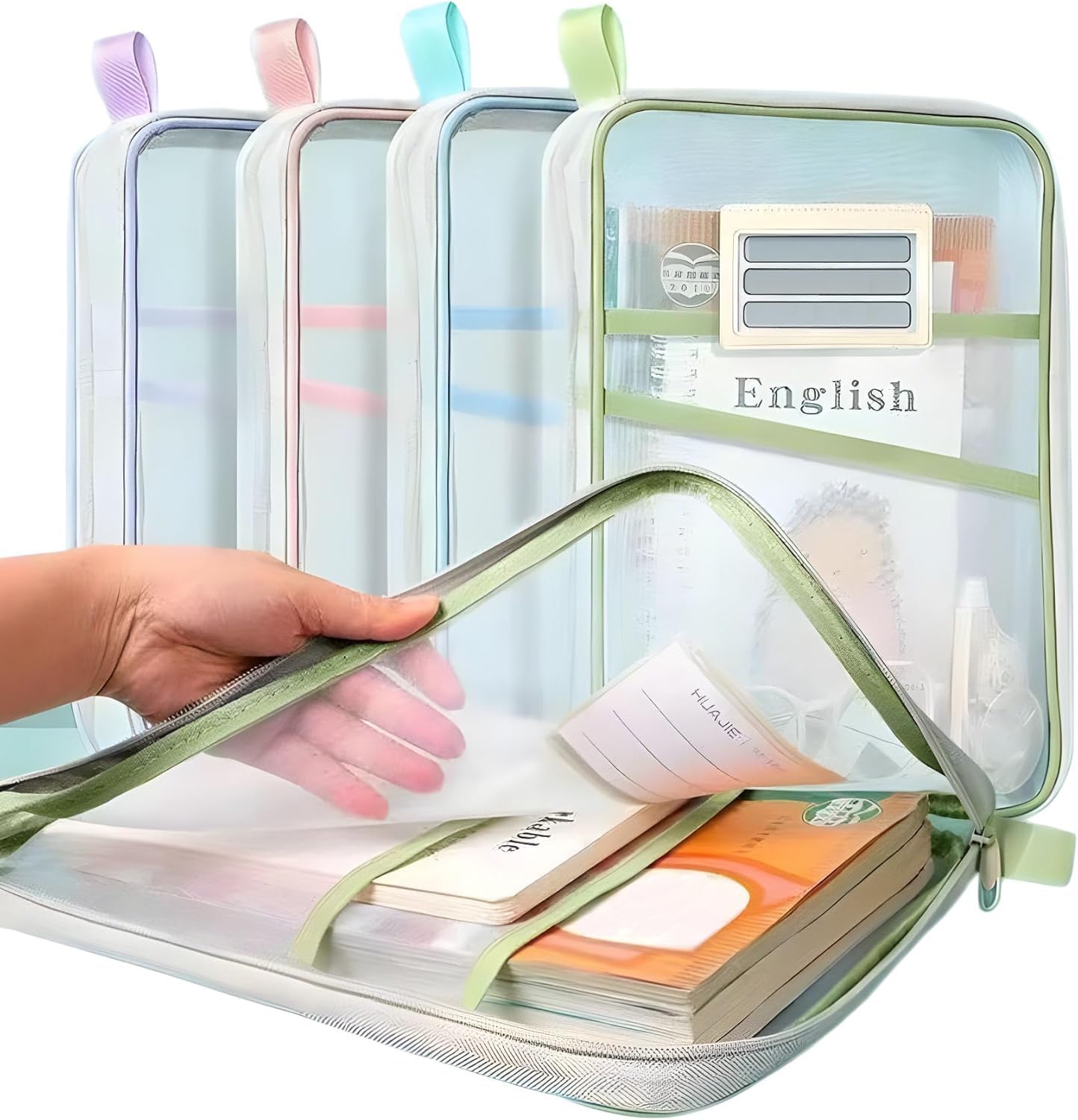 A4 MESH ZIPPER DOCUMENT BAG 33*26 CM (1pc)