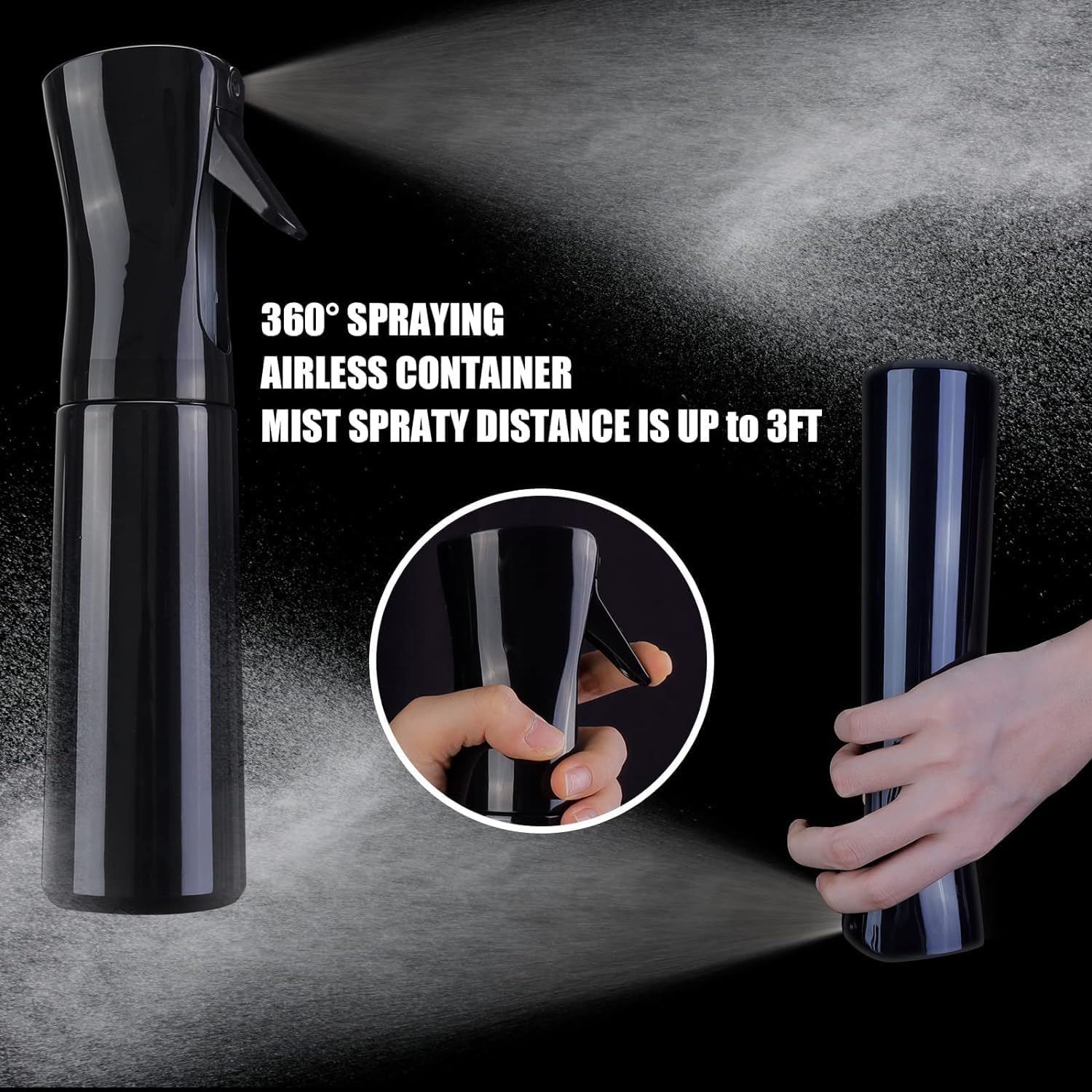 Refillable Empty Mist Water Spray Bottle