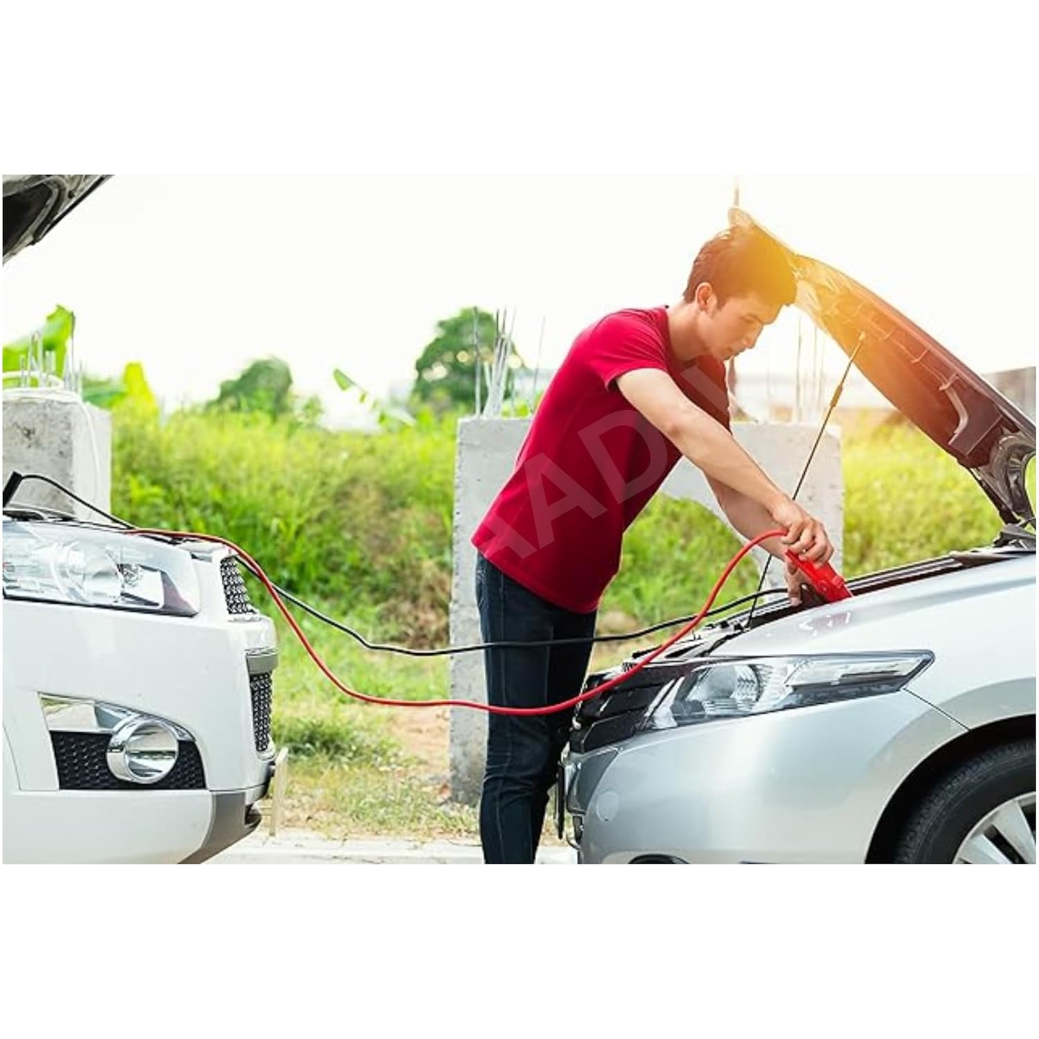 (1500 AMP) Booster Cable for Car Battery | (7.3 FT)