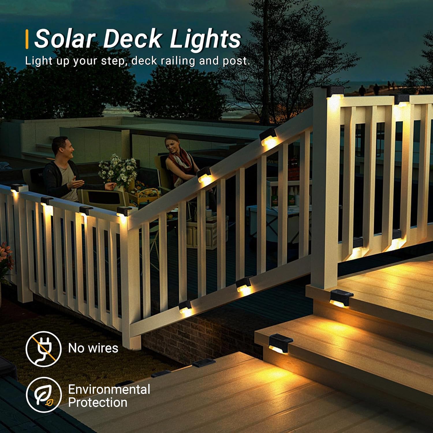 Solar Stair Lamp (4 PIS)