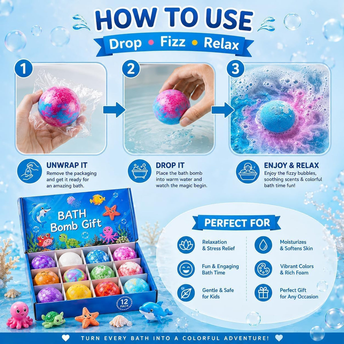 Bath Bomb (12 PCS)
