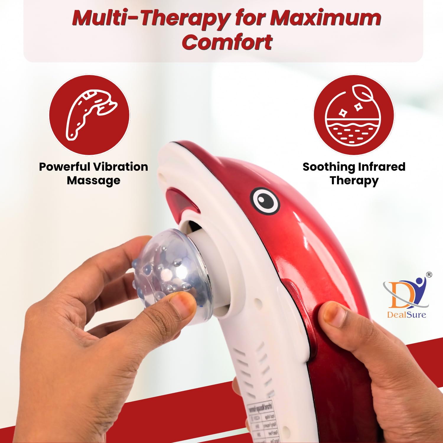 Electric Dolphin Handheld Massager (1 Pc)