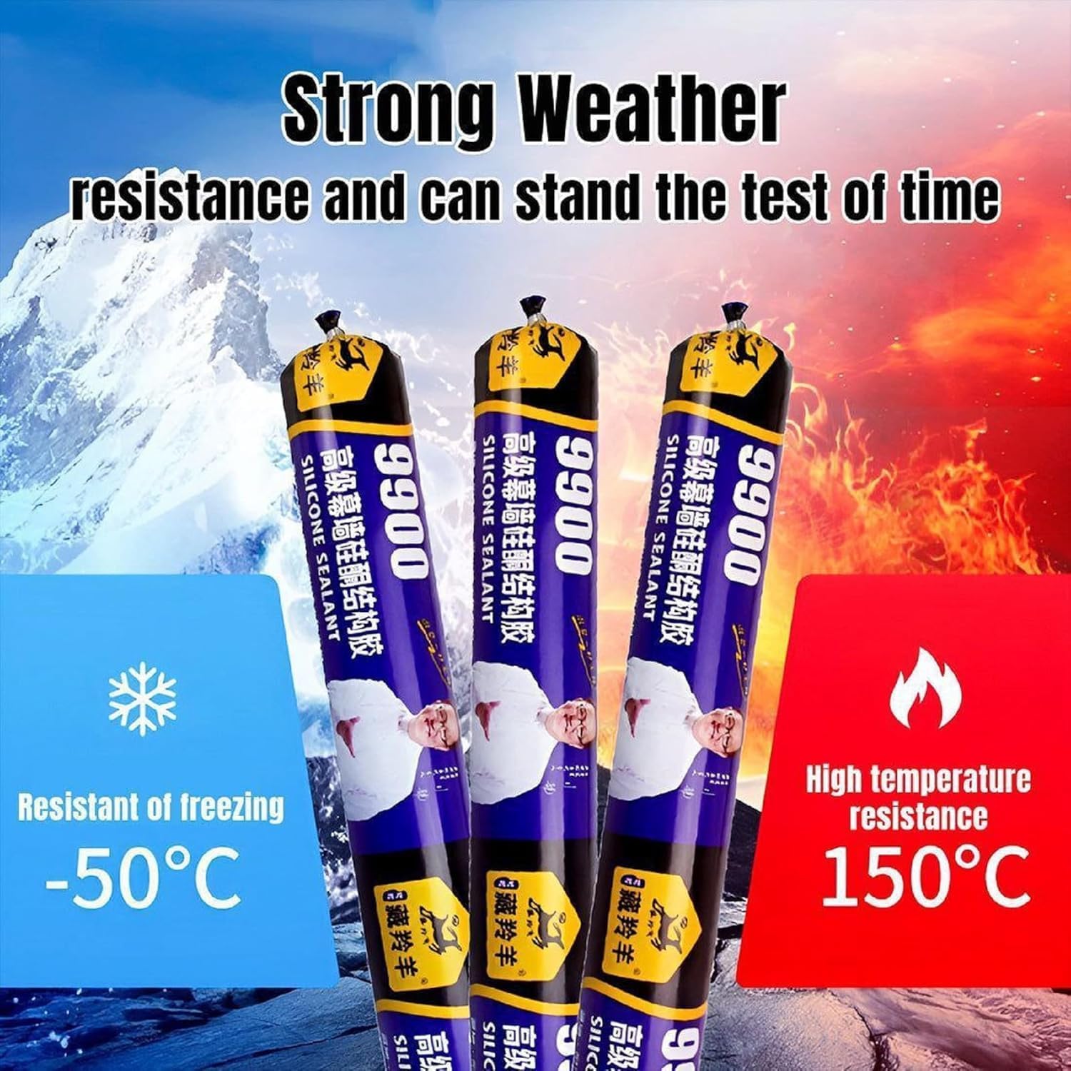 Waterproof Silicone Sealant Adhesive for Roof & Leakage Repair | Weather Resistant | For Concrete, Metal, Steel, Aluminum, Tiles & Water Tank | Flexible & Paintable 750gm