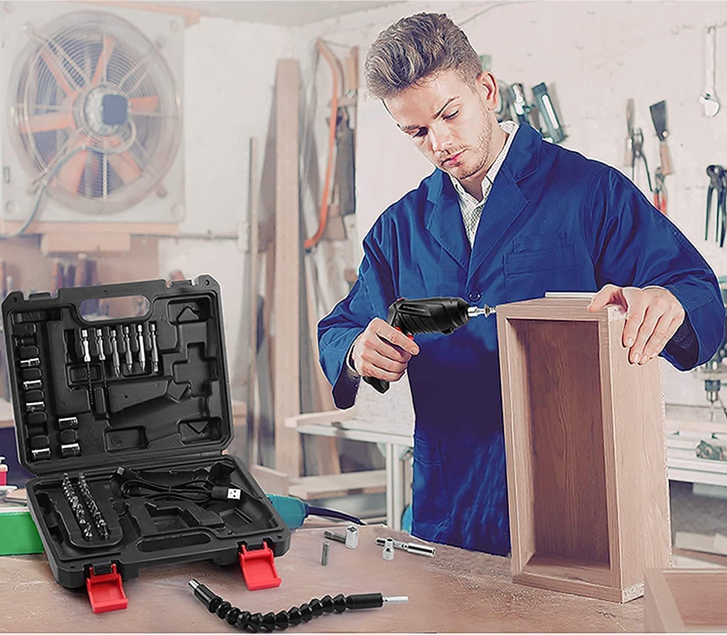 47 in 1 Cordless Electric Screwdriver Set