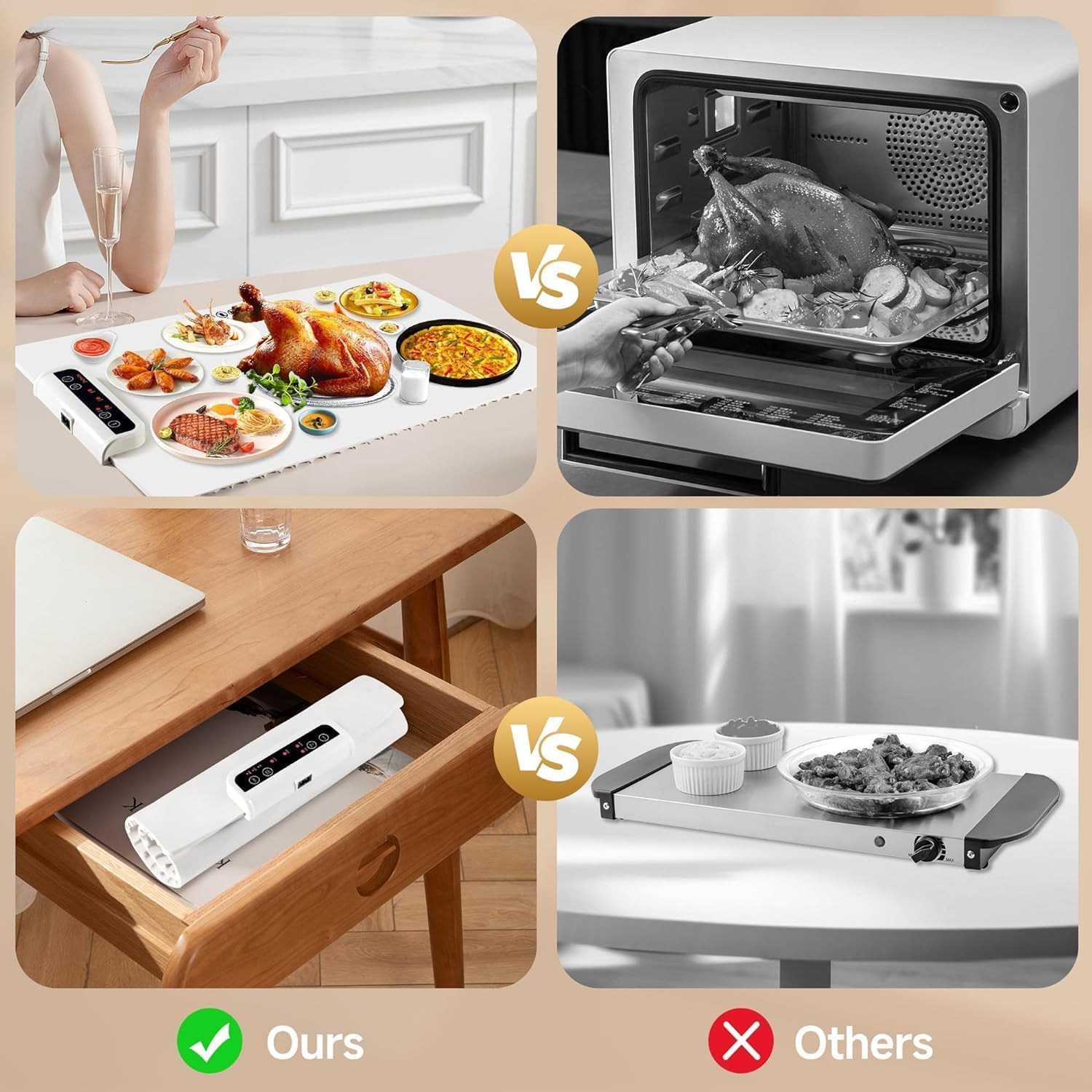 Surface Heating Mat - Electric Heating Tray