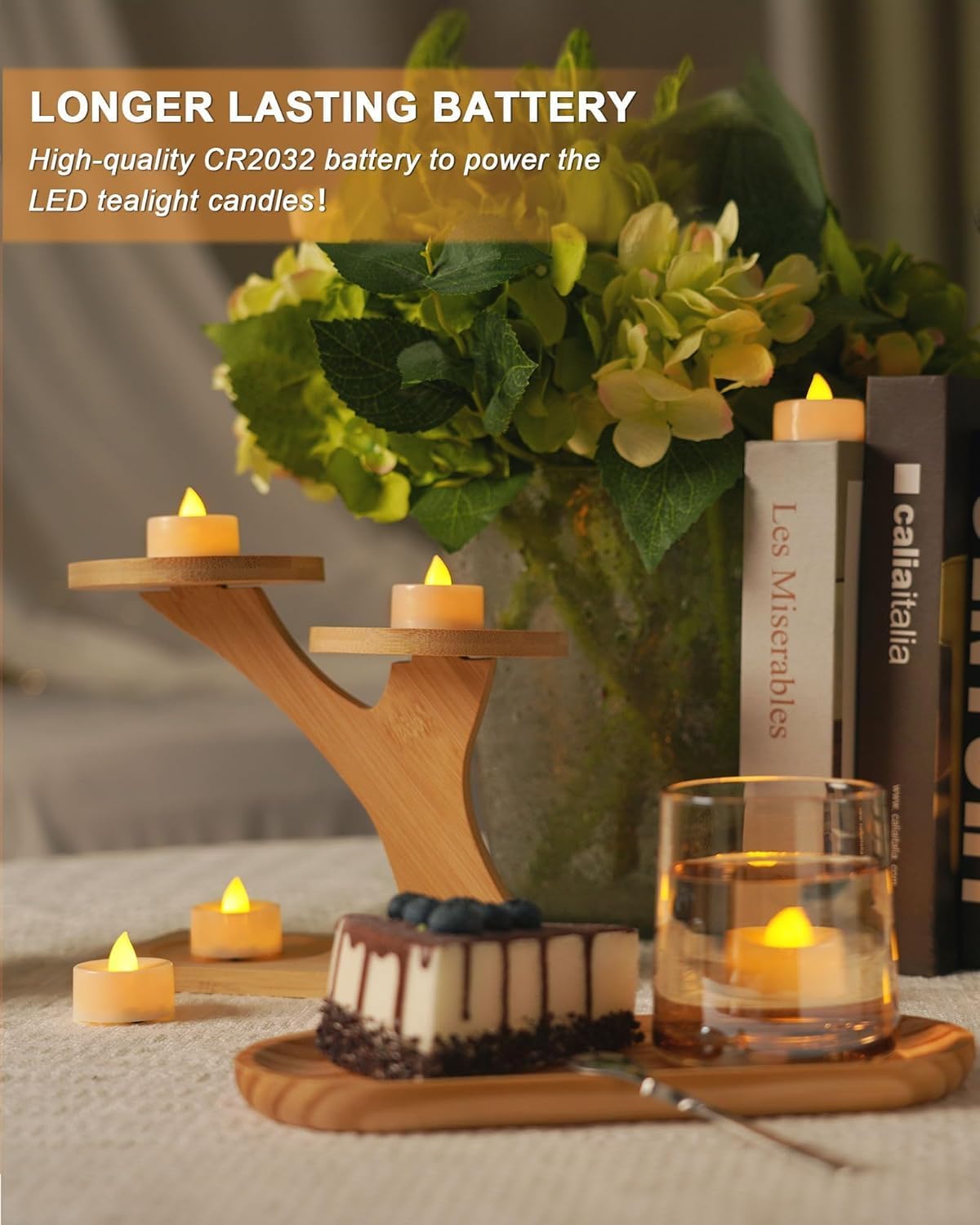 6 Pcs LED Tea Light Candles, Festival Gifting (Pack of 6)