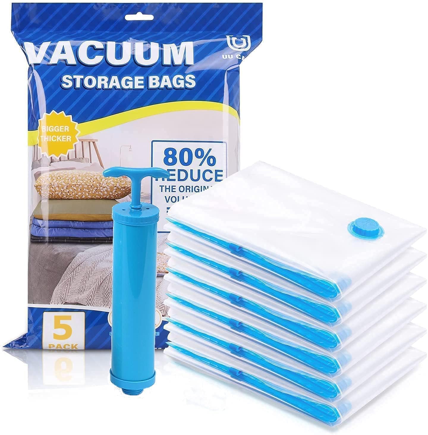 Vacuum Bags Set Of 11 Bags 1 Pump