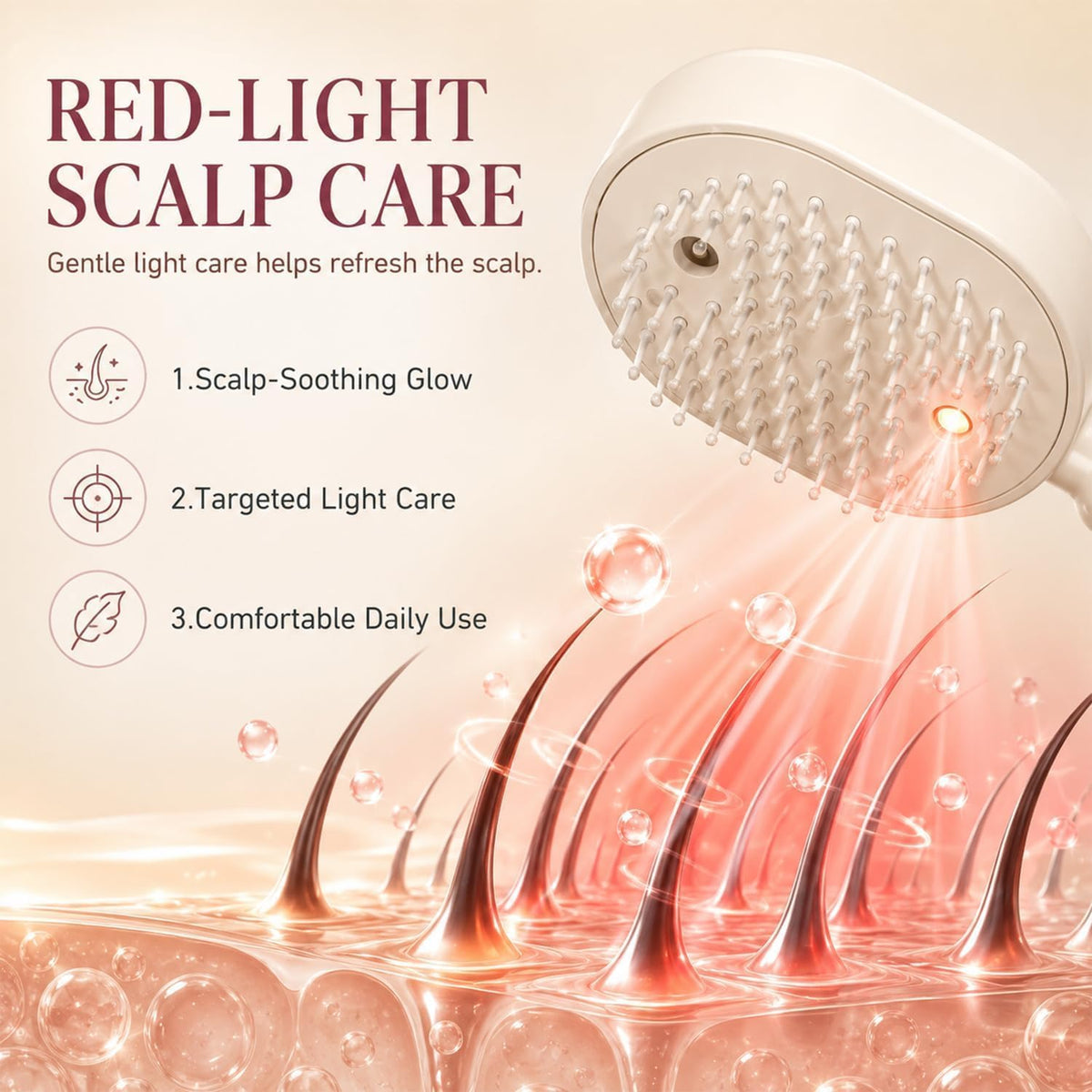 Handheld Steam Hair Brush Comb