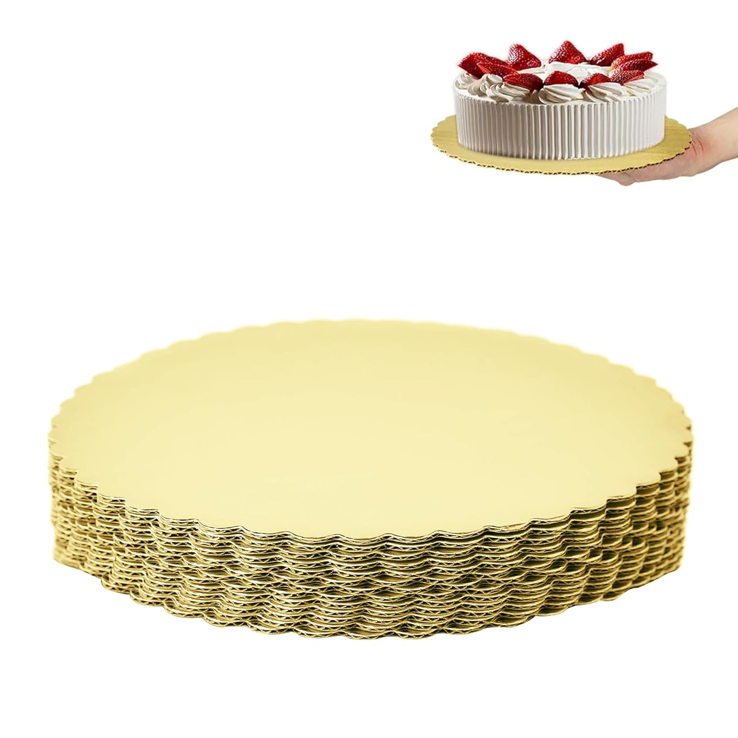 10'' in cake base board