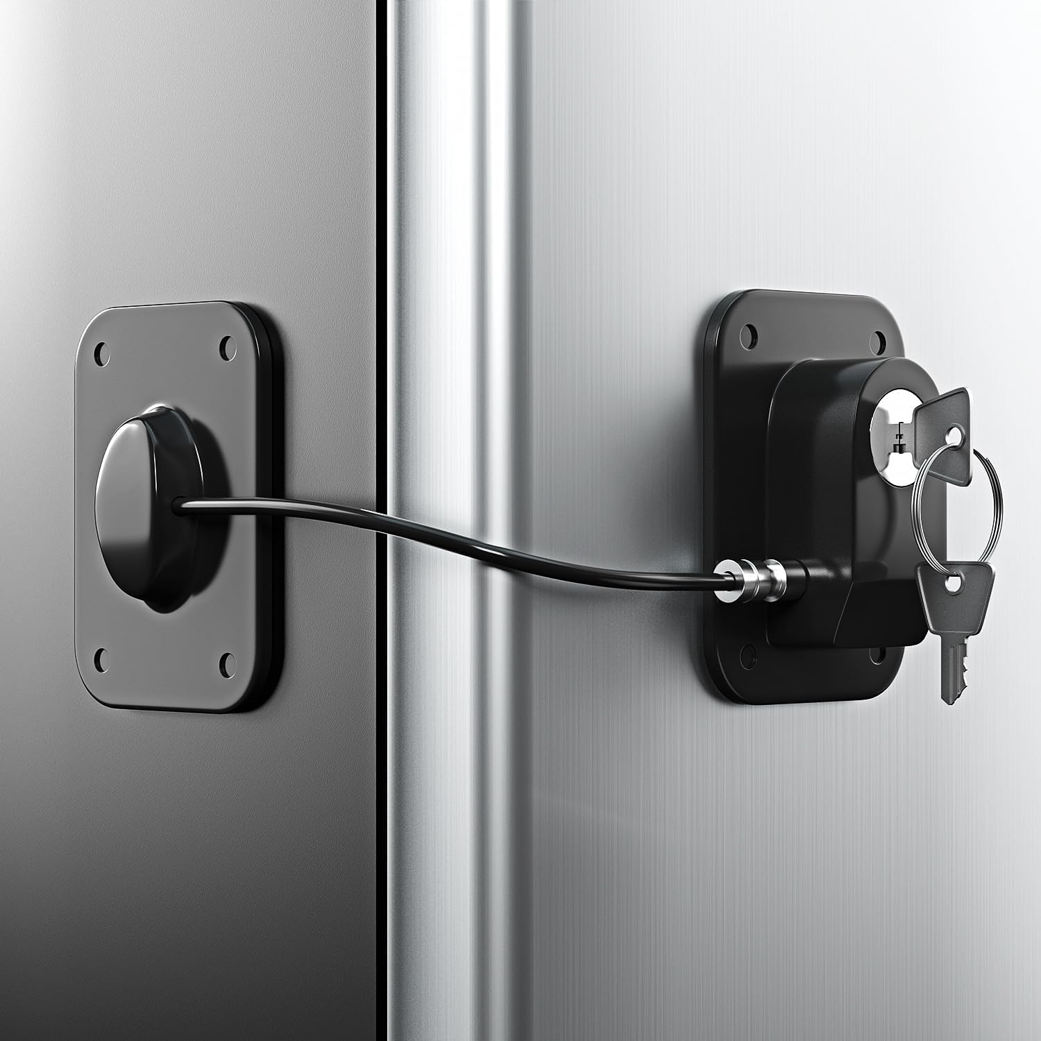 Child Safety Device Refrigerator Door Lock With Key And Adhesives