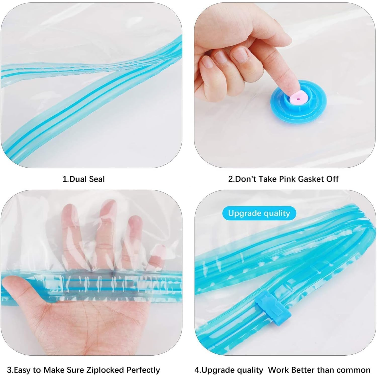 Vacuum Bags Set Of 11 Bags 1 Pump