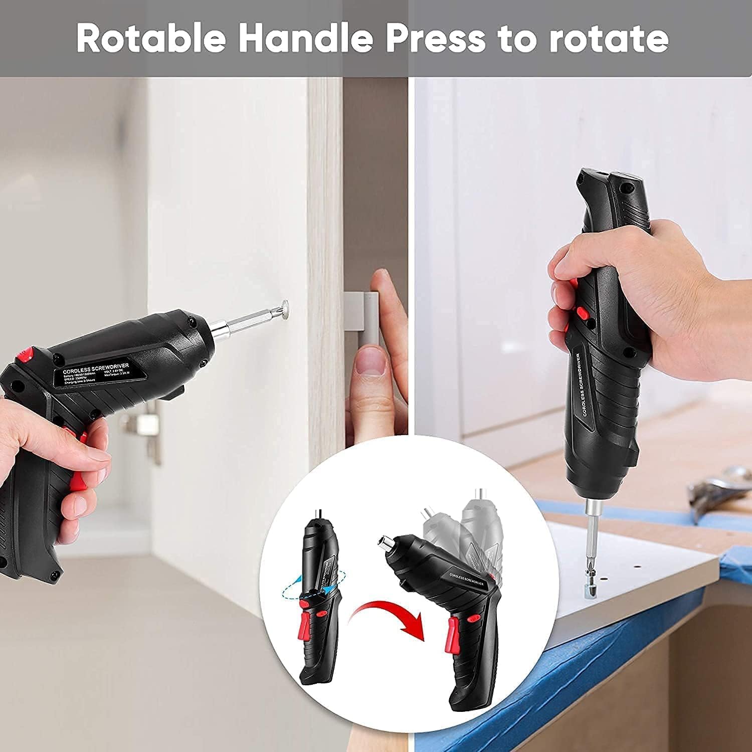 47 in 1 Cordless Electric Screwdriver Set