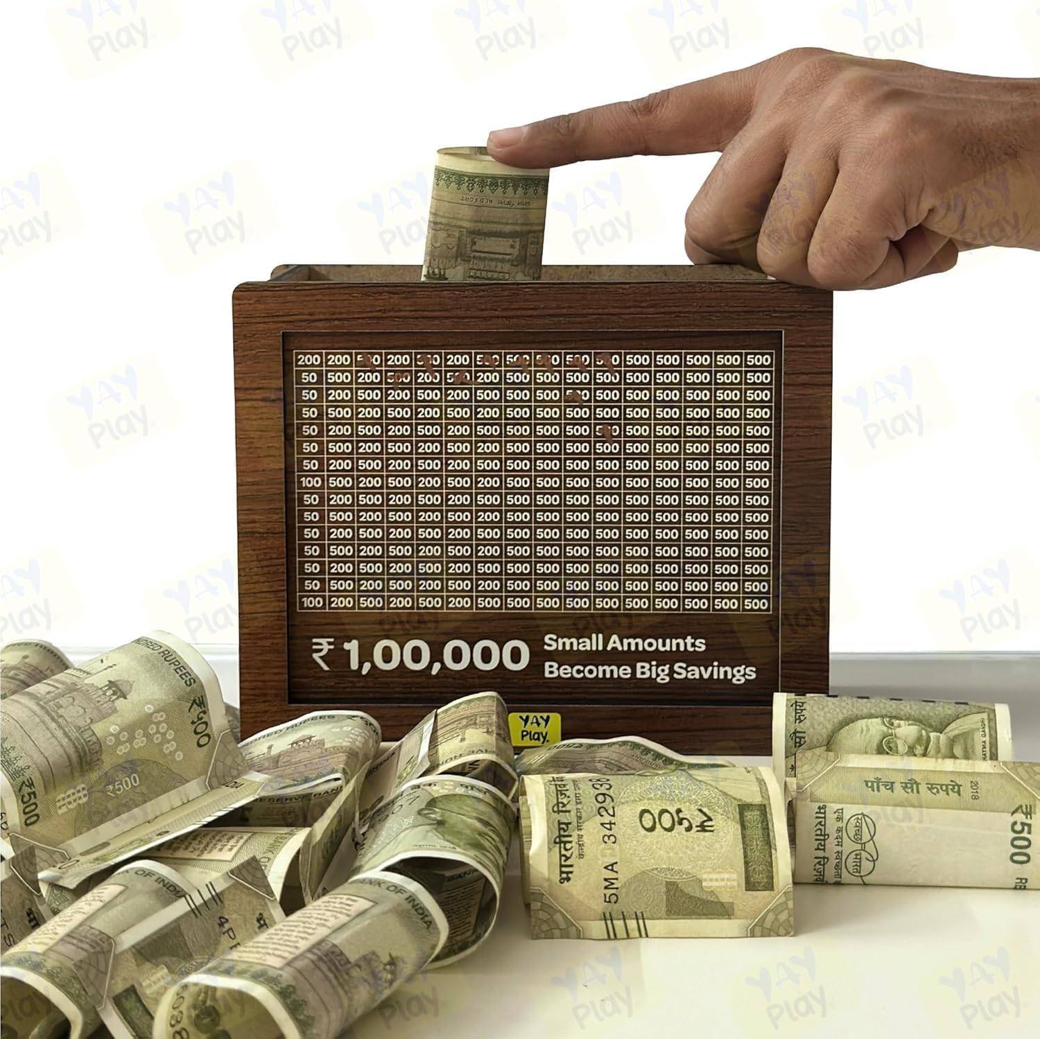 Wooden Money / Piggy Bank, Money Box (1 Pc )