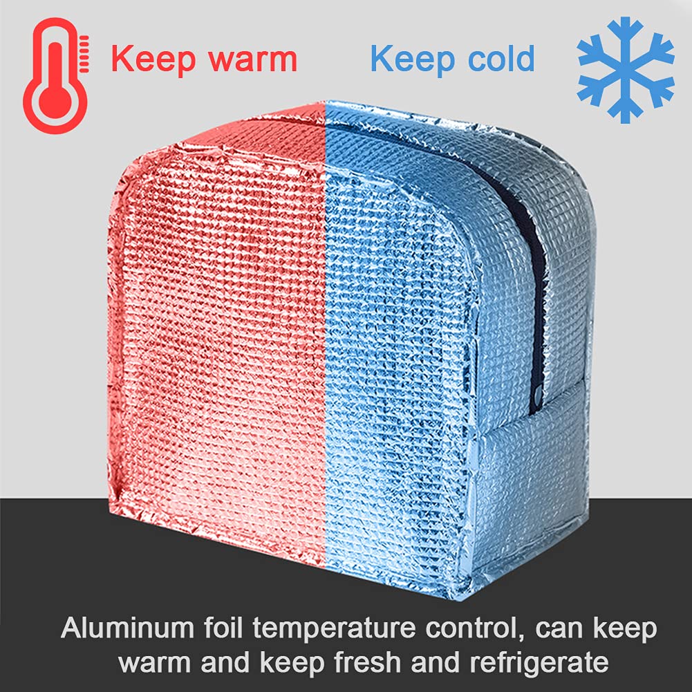 Portable Thermal Lunch Bag (Random Colour)