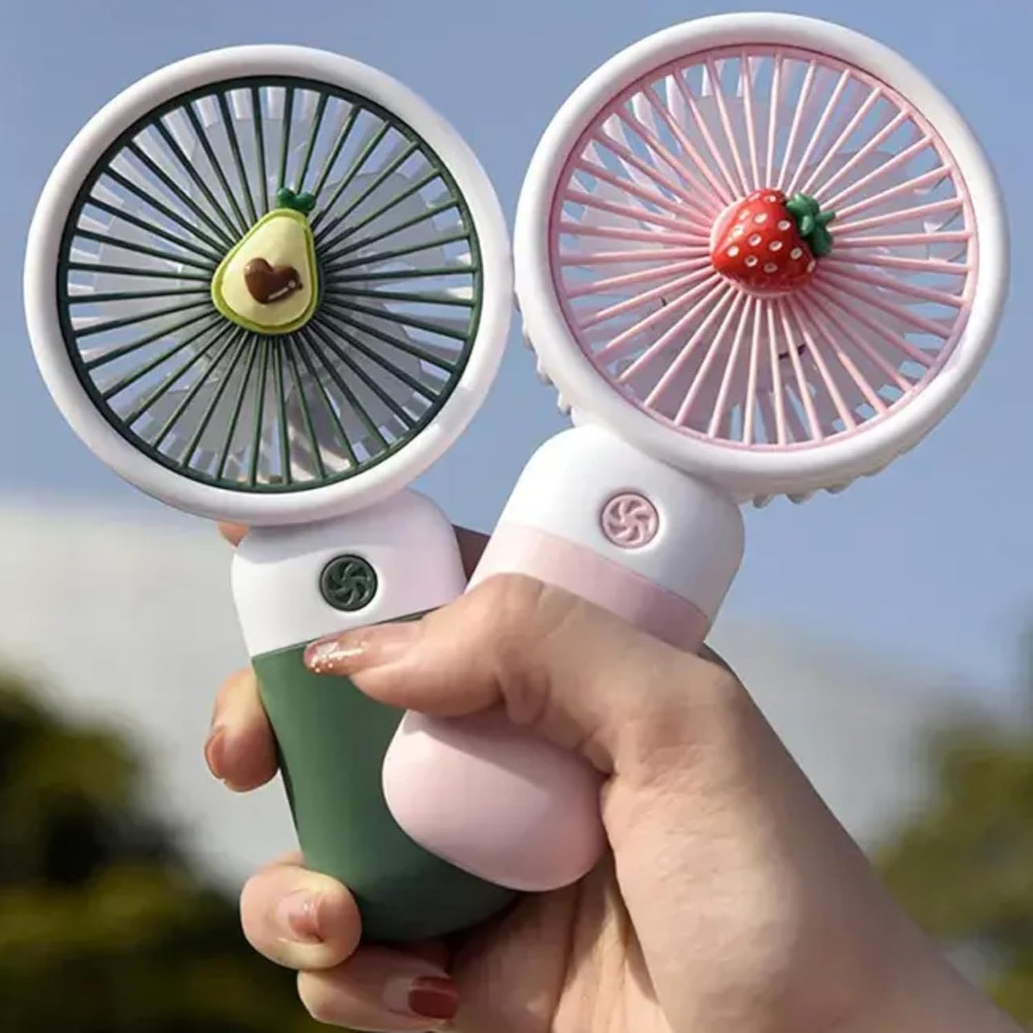 Mini Hand Fan - Rechargeable Mini Fan with USB Charging - Small Table Fan