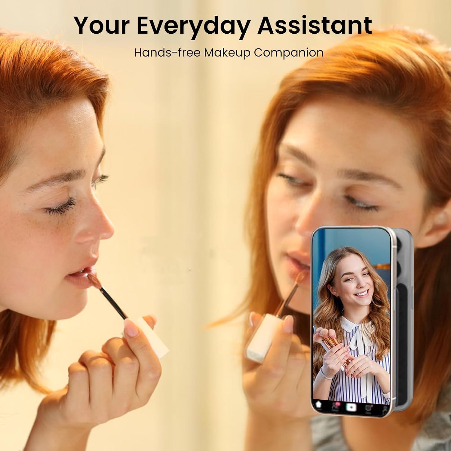 Phone Holder Suction Phone Case (Pack of 3) Anti-Slip Silicone Back Cover