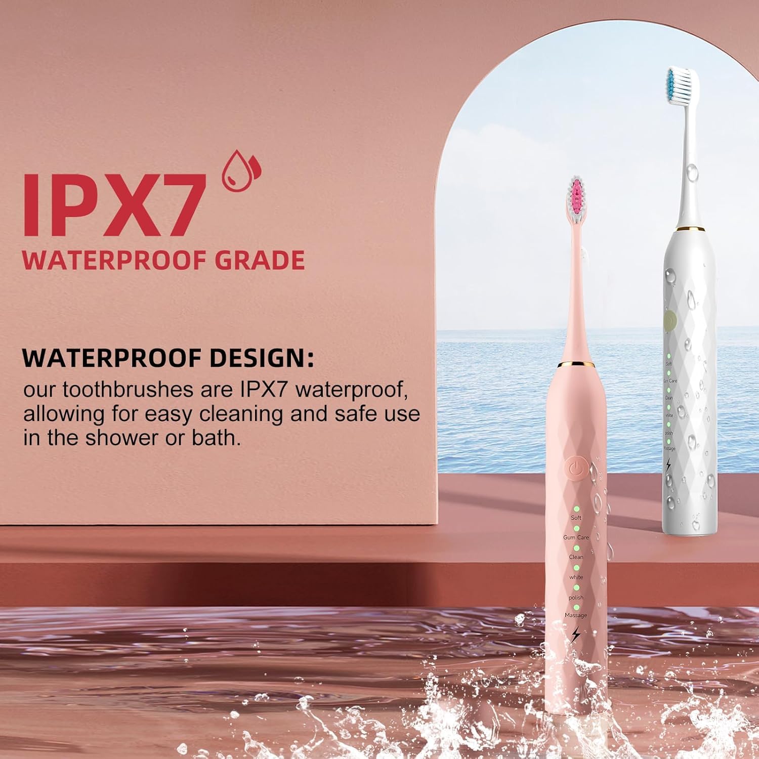 SONIC ELECTRIC TOOTHBRUSH IPX7