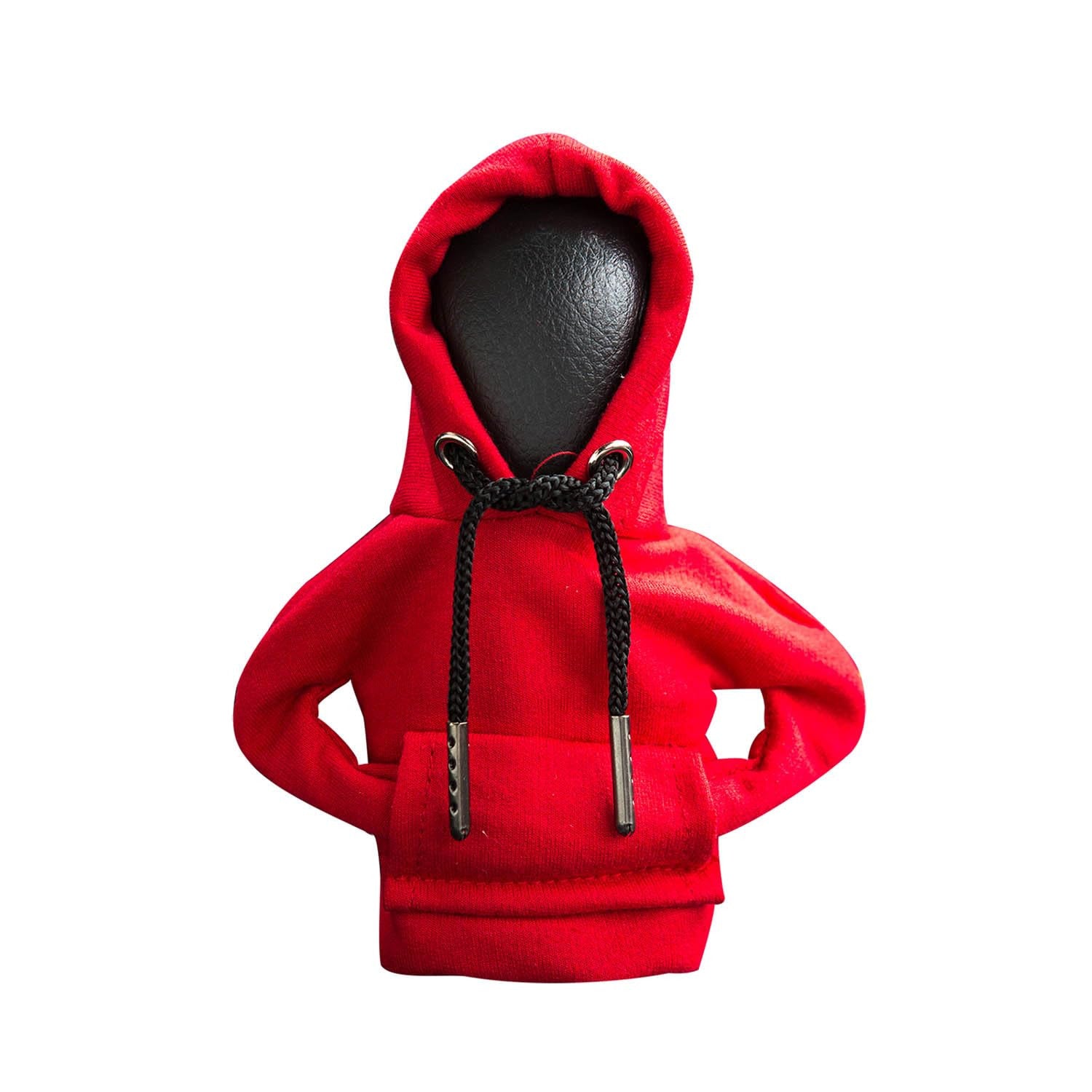 Gear Shift Knob Cover Funny Hoodie Cool Shifter Knob Hoodie Cover Red