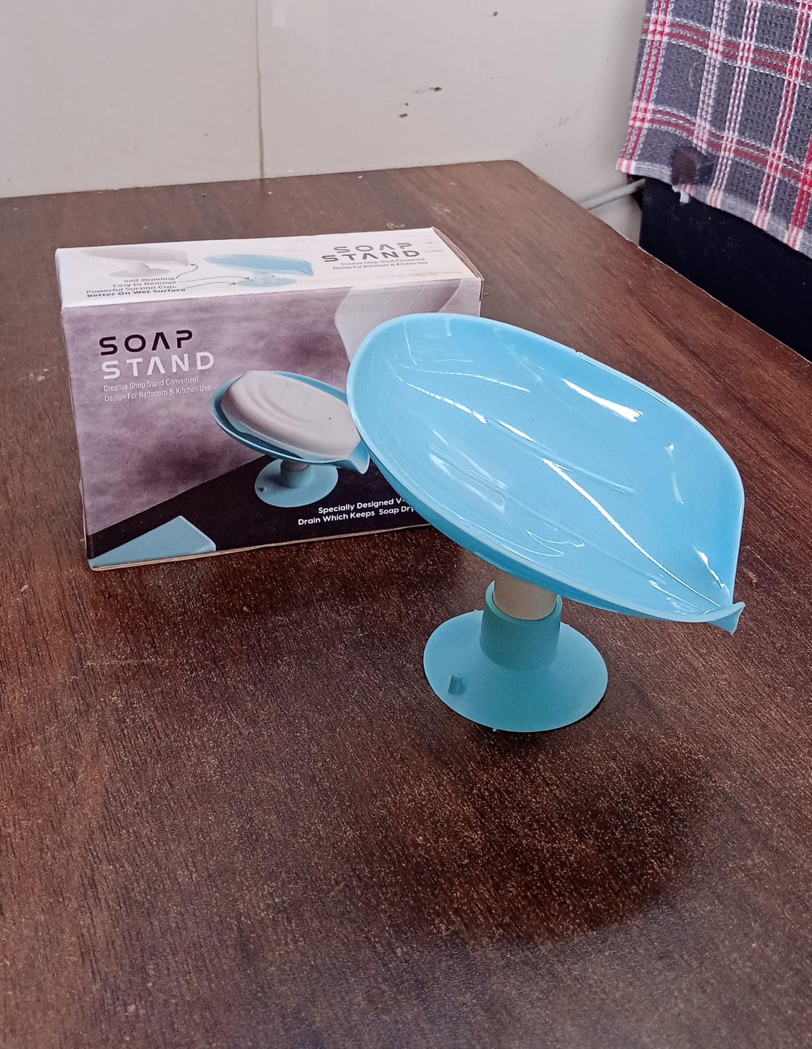 Soap Holder Stand Self Draining Soap Dish Holder Soap Box ,Sabudani (3 Pc)