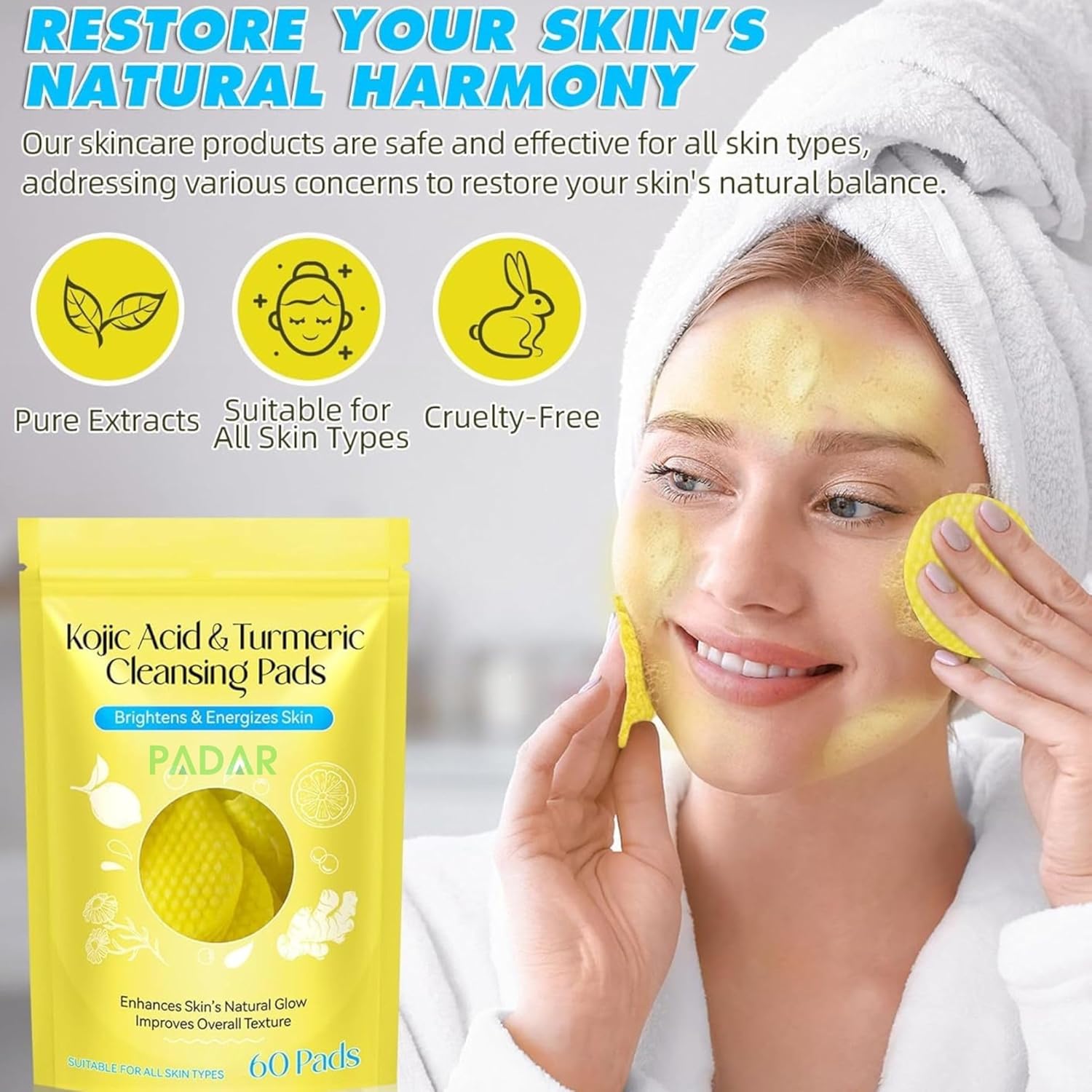 Kojic Acid Cleansing Pads