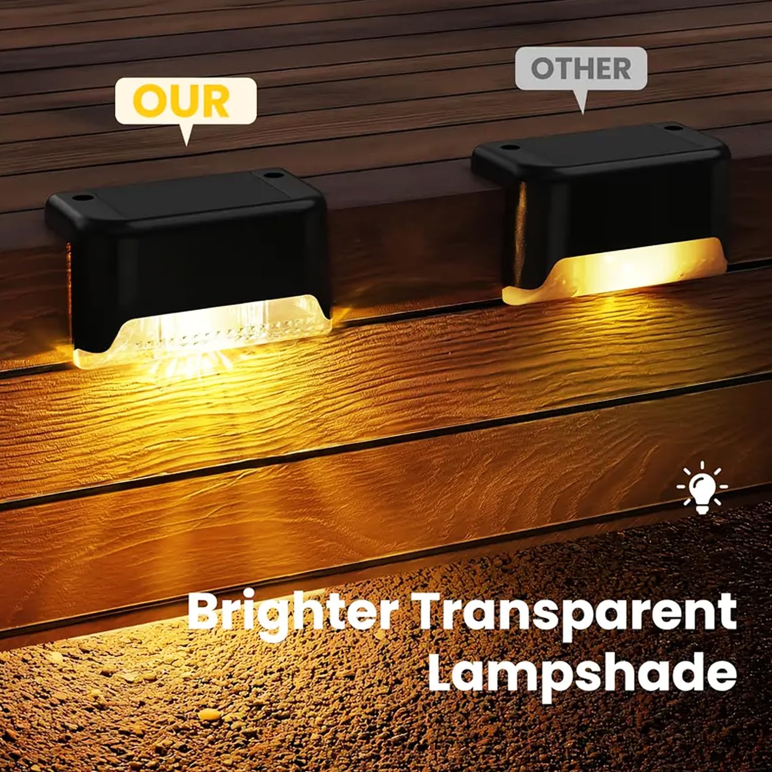 Solar Stair Lamp (4 PIS)