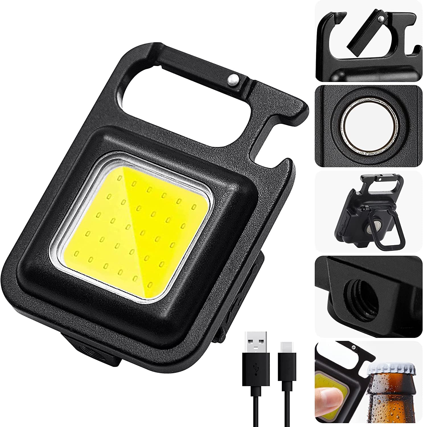 4 Led Mini Keychain Light (1 Pc)