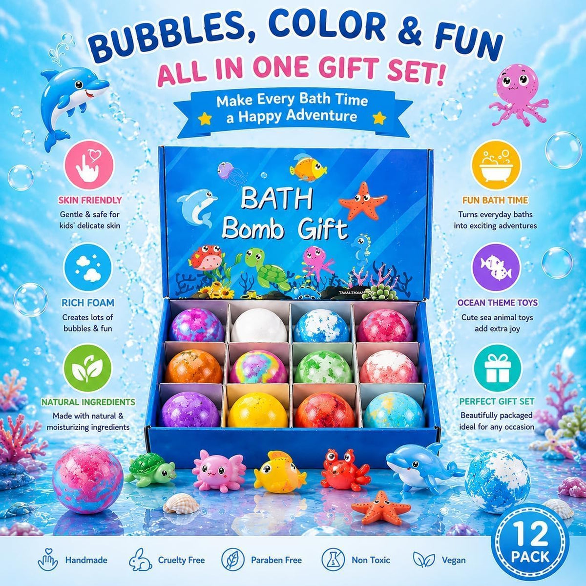 Bath Bomb (12 PCS)