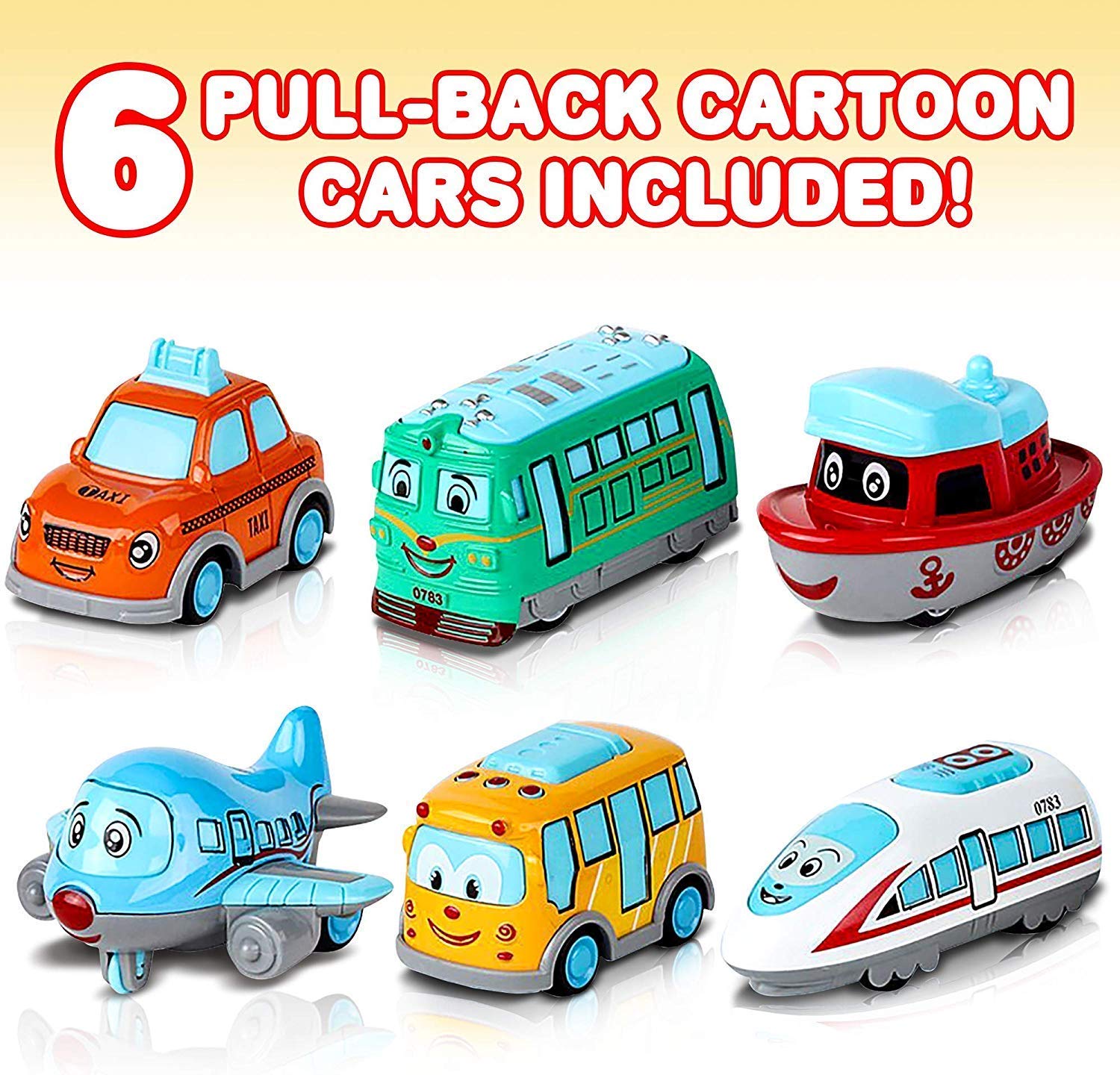 6 PCS METAL CAR TEAM