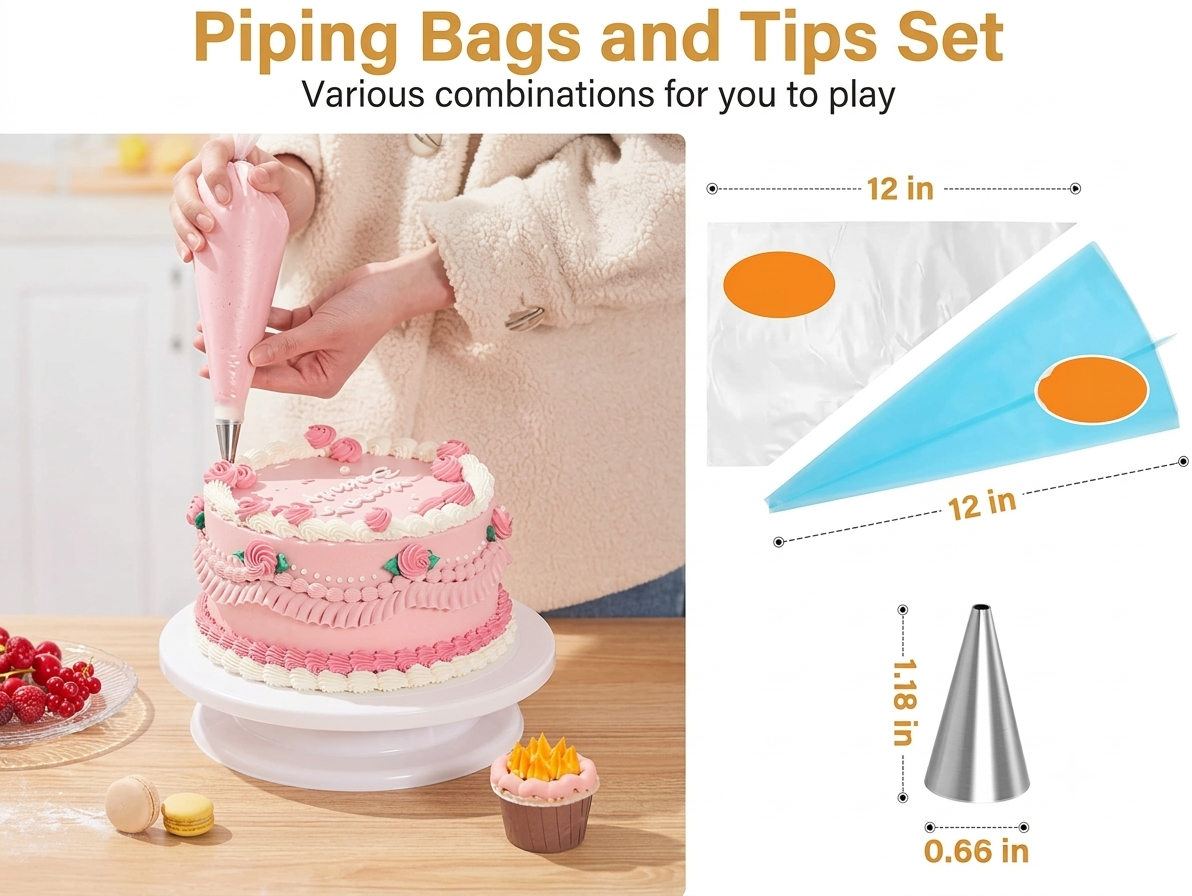 All In One cake making materials Combo (BIGGEST SET) Kitchen Tool Set (Multicolor, Baking Tools, Blender, Brush, Cooking Spoon, Cutting Board, Juicer, Knife, Knife, Measuring Jug, Glove, Spatula, Whisk, Food Clips)