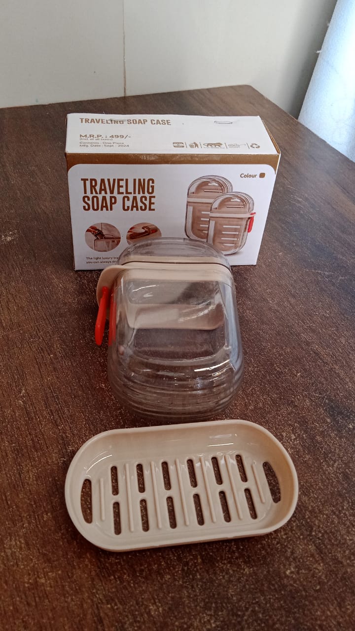 Soap Dishes Soap Box Travel ,Sabudani (2  Pc / With Color Box)